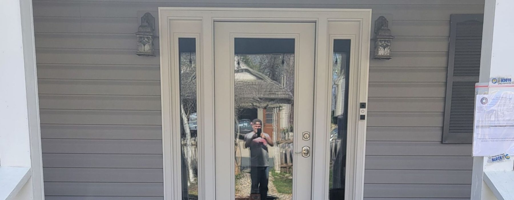 MacTaggart Construction project &mdash; Entry Door Replacement